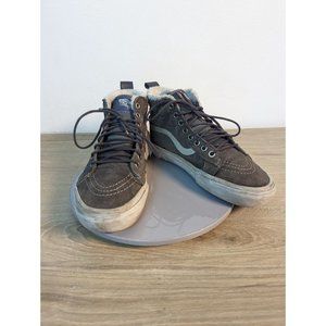 Vans Skate Shoes Men's 8 Scotchgard Gray High Top Womens Sz 8 Lined 3M